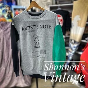 Urlazh Artist’s Note Sz XS Oversized Women’s Sweatshirt A29